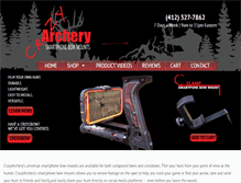 Tablet Screenshot of crazyarchery.com